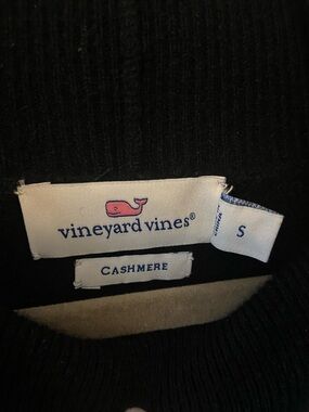 Vineyard Vines Cashmere Black Women's Turtleneck Sweater